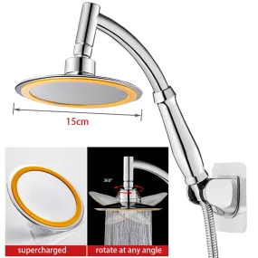 6 Inch High Pressure Handheld Adjustable Round Shower Head