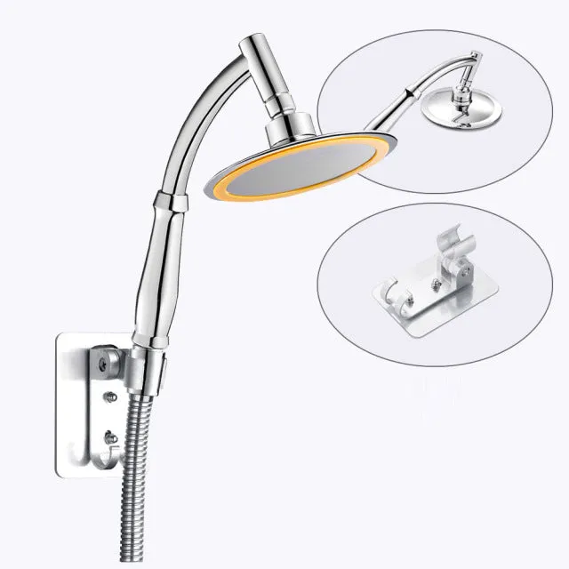 6 Inch High Pressure Handheld Adjustable Round Shower Head