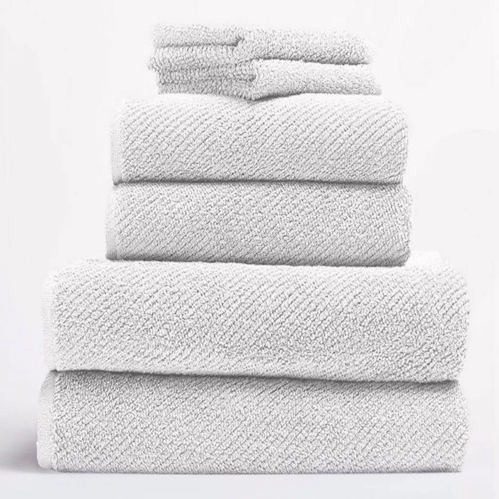 Air Weight Alpine White Organic Towels by Coyuchi