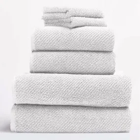 Air Weight Alpine White Organic Towels by Coyuchi