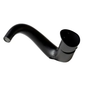 ALFI Brand AB1572-BM Black Matte Wave Single Lever Bathroom Faucet