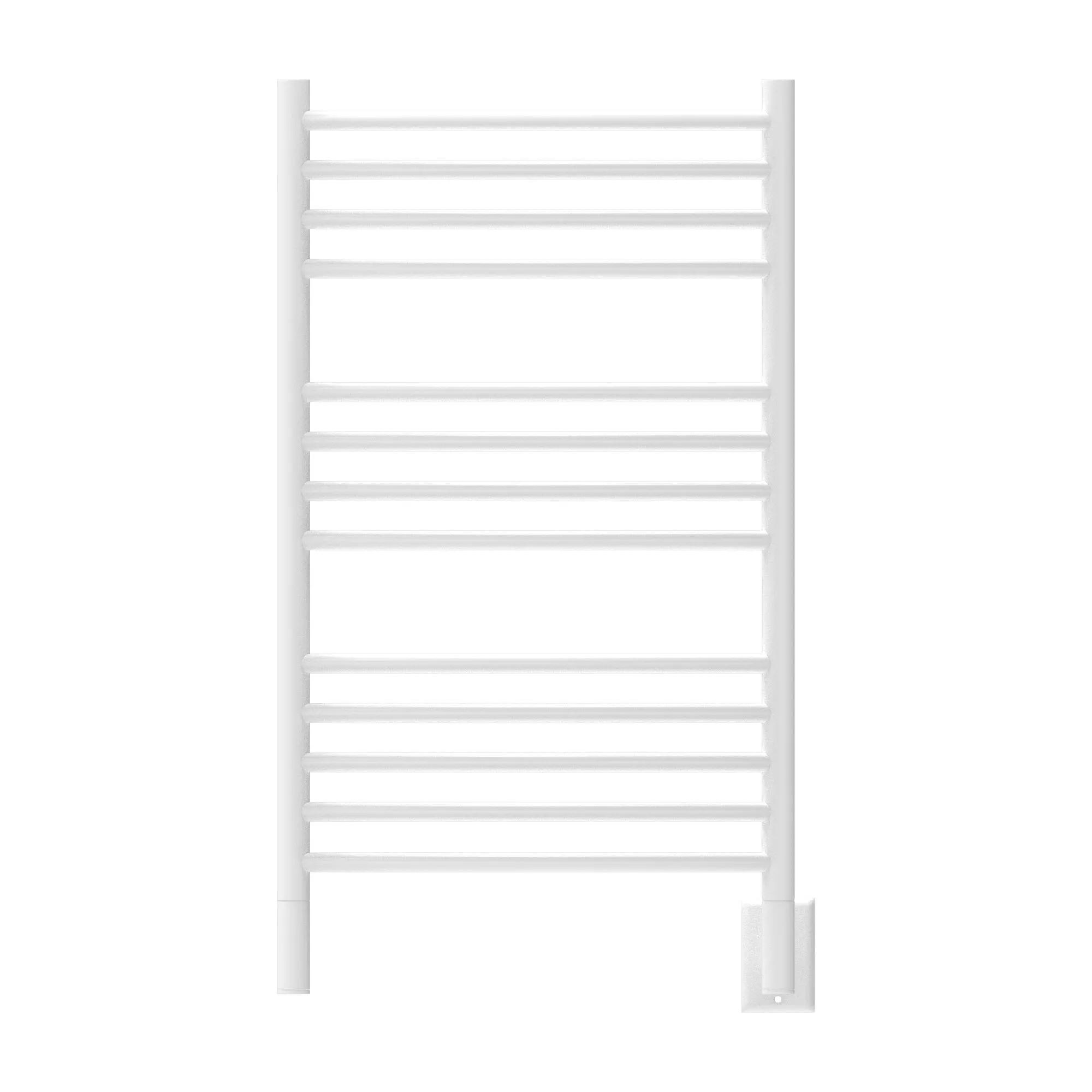 Amba CCW Jeeves Model C Curved 13 Bar Hardwired Towel Warmer in White