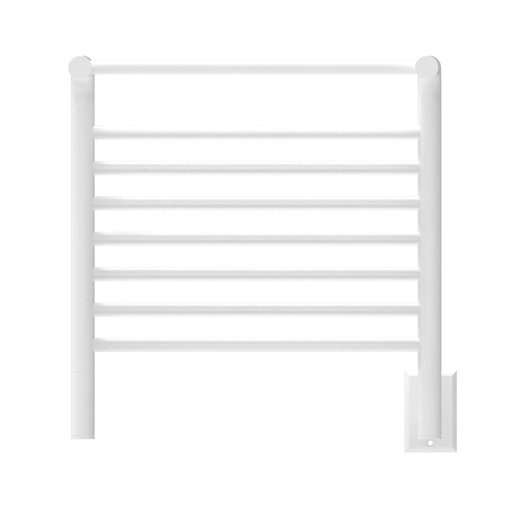 Amba MSW Jeeves Model M Shelf 11 Bar Hardwired Towel Warmer in White