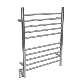 Amba RWH-SP-LEFT Radiant Hardwired   Plug-in Combo (Left Side) Straight 10 Bar Towel Warmer in Polished