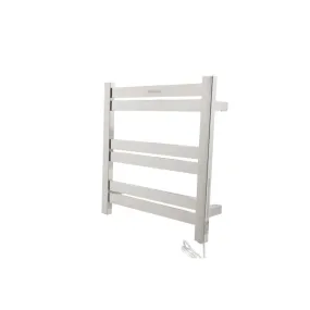 ANZZI Starling 6-Bar Stainless Steel Wall Mounted Electric Towel Warmer Rack