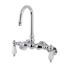 Aqua Vintage AE85TX-P Adjustable Center Wall Mount Tub Faucet