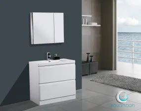 Aquamoon Glaciar 36 Modern Bathroom Vanity Set - White