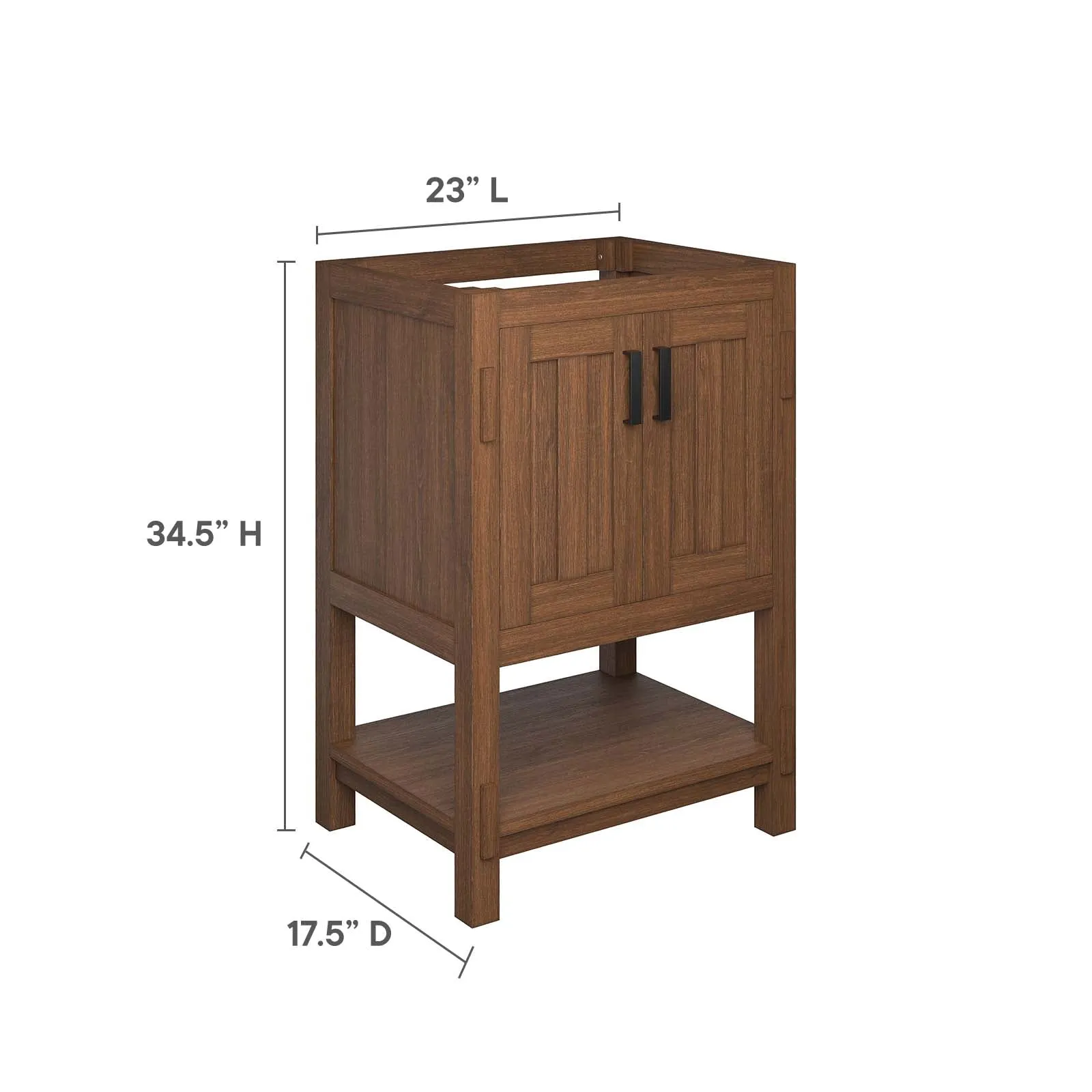 Ashlyn 24” Wood Bathroom Vanity Cabinet (Sink Basin Not Included) by Modway