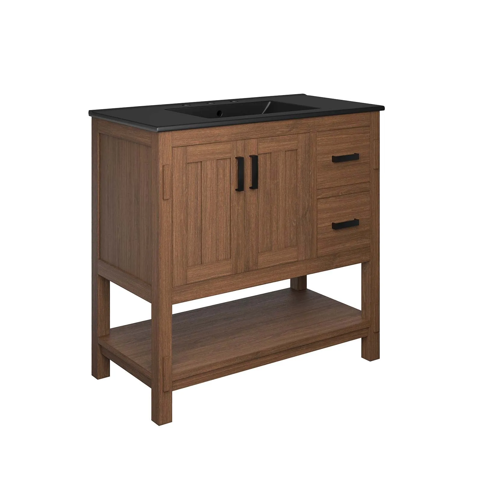 Ashlyn 36” Wood Bathroom Vanity by Modway