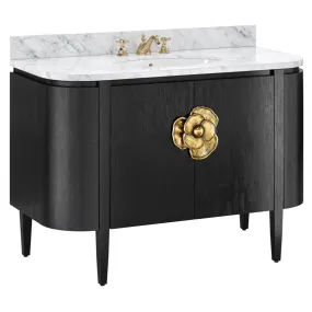 Briallen Black Vanity with Undermount Sink