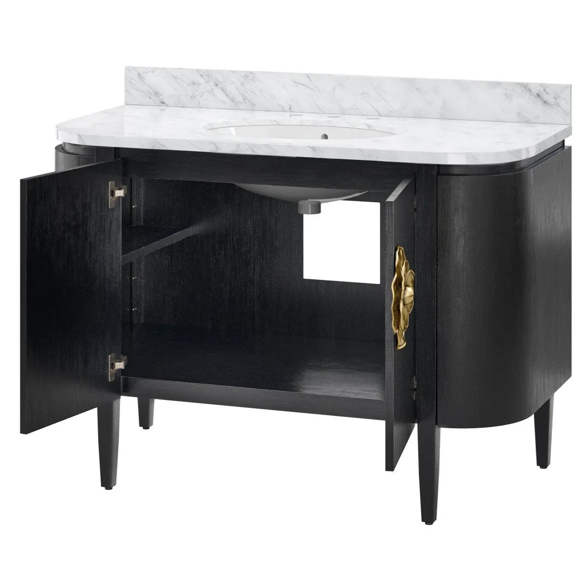 Briallen Black Vanity with Undermount Sink