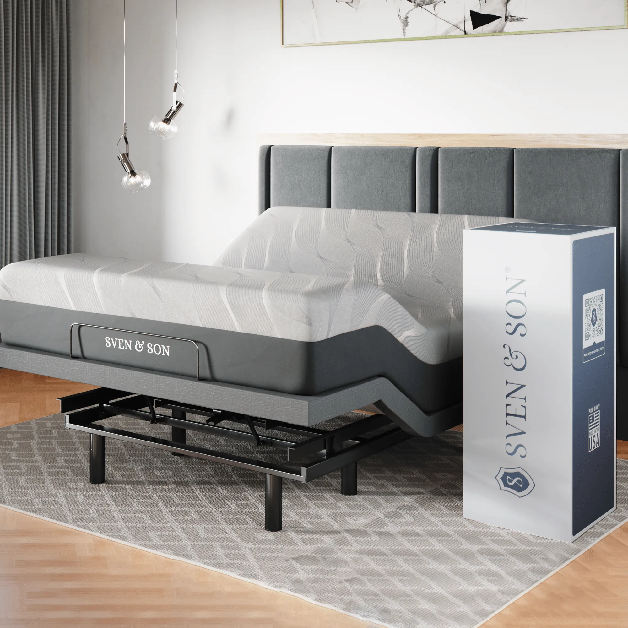 Classic Series Adjustable Bed Base   Choice of Mattress Bundle