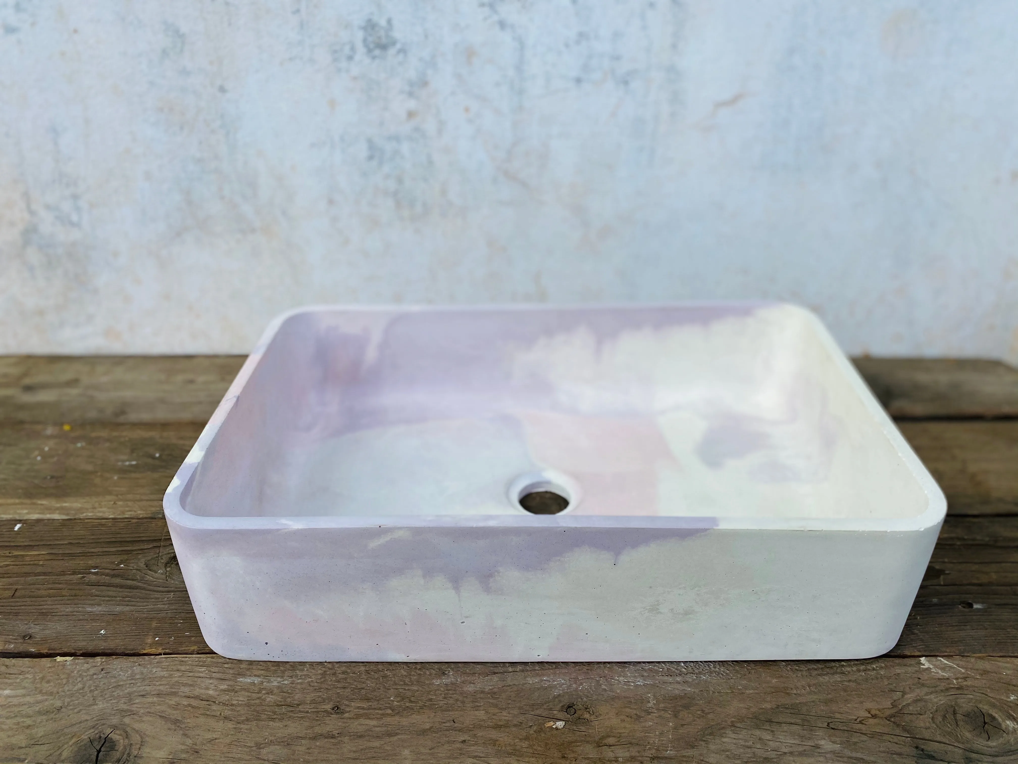 Concrete Quartz Basin