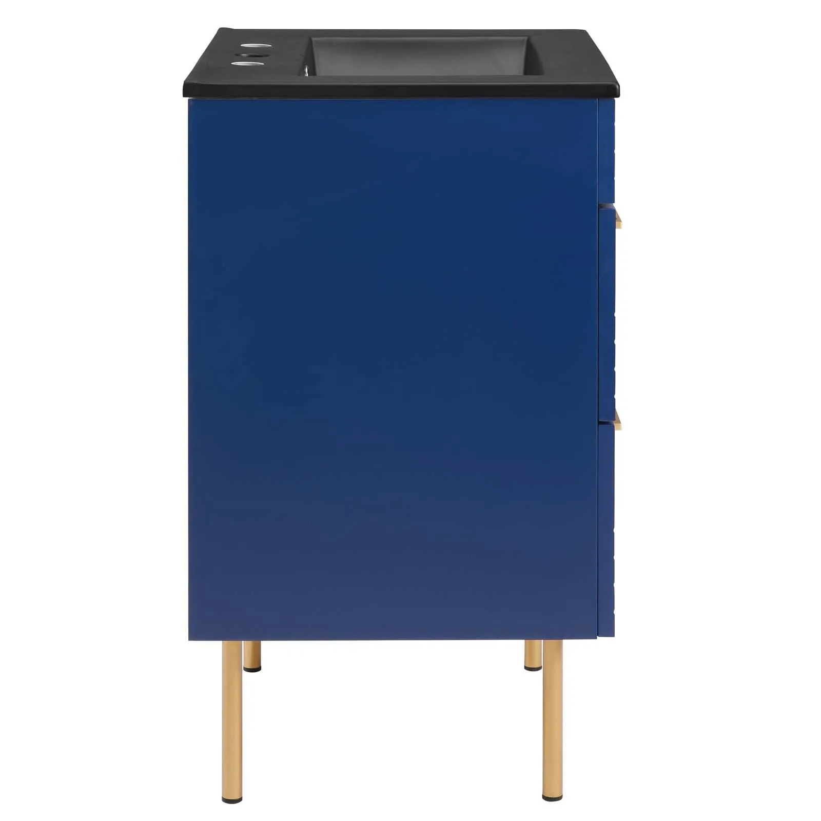 Daybreak 24" Bathroom Vanity Blue Black EEI-5819-BLU-BLK