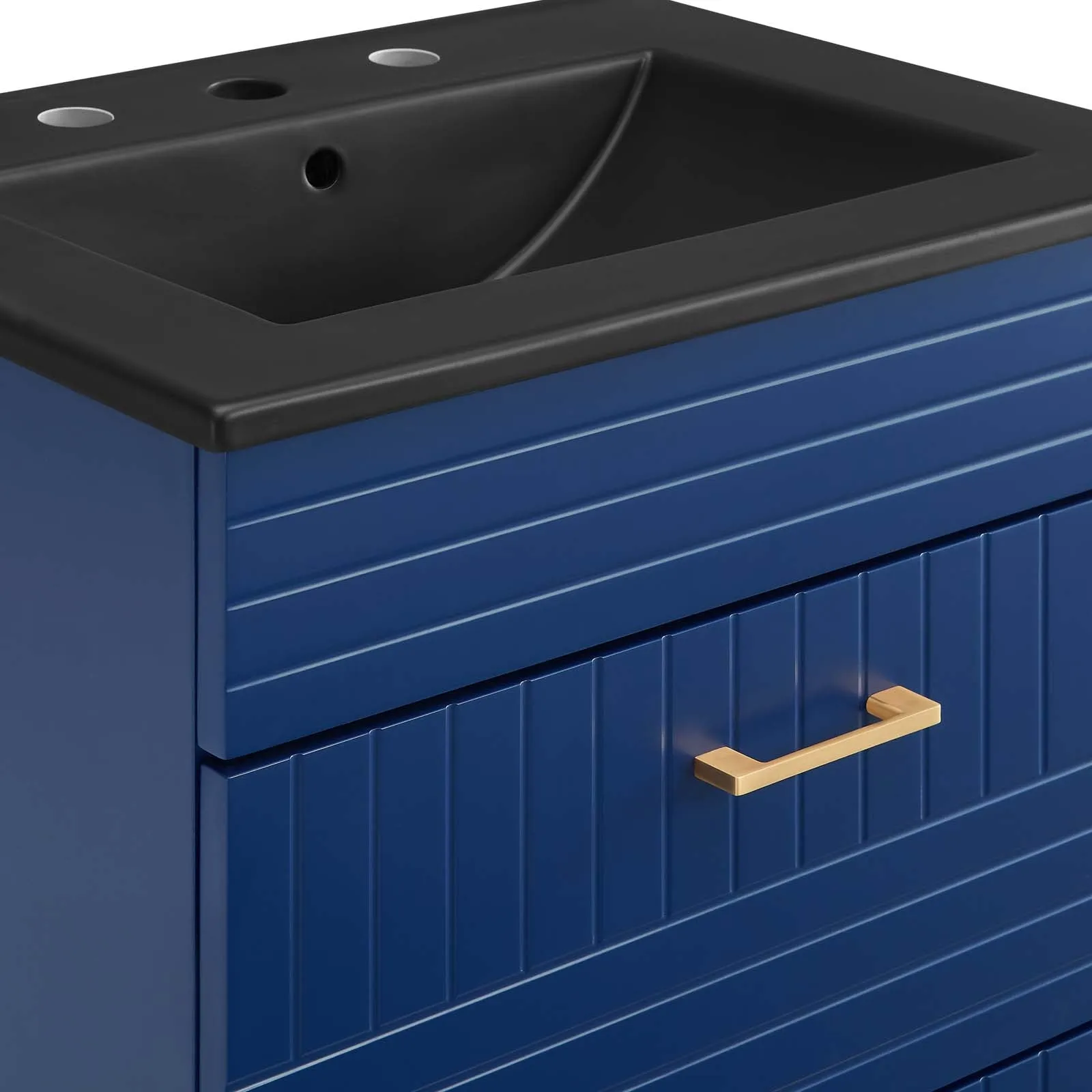 Daybreak 24" Bathroom Vanity Blue Black EEI-5819-BLU-BLK