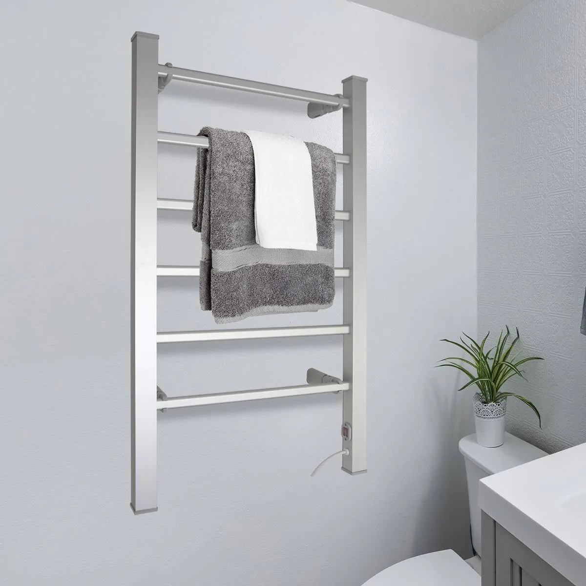 Fast Heating Electric Towel Rack, 6-Rail, IPX4, Pronti