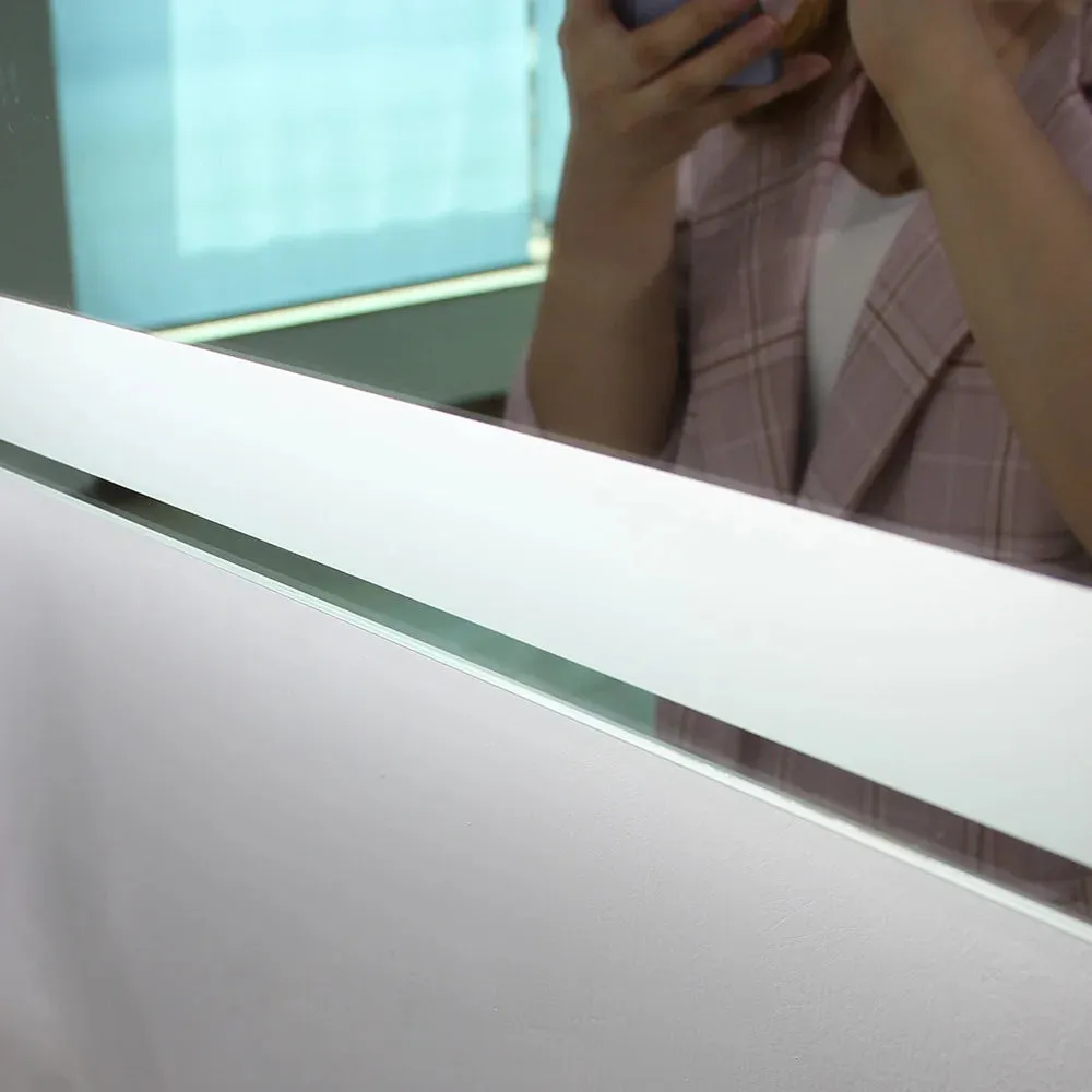 Frameless Smart LED Bluetooth Bathroom Mirror