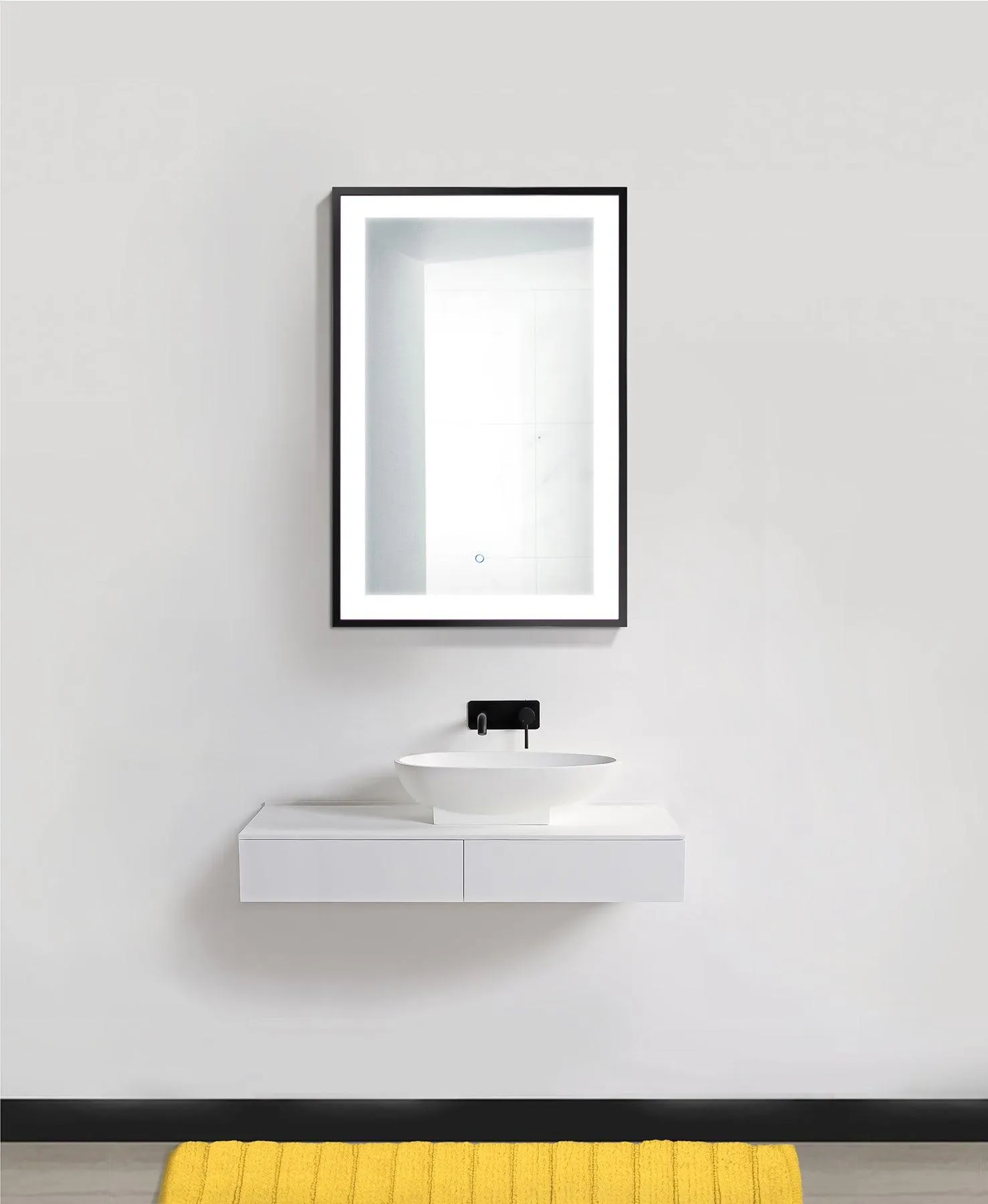 Krugg Soho 24″ X 36″ LED Bathroom Mirror