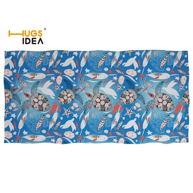 Quick-dry Beach Towel: Sea Turtles