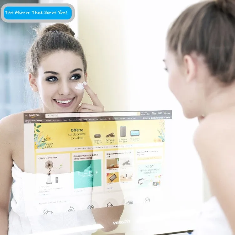 REEF Smart LED Bathroom Mirror Built-in TV screen Android Wi-Fi Bluetooth Intelligent bathroom mirror