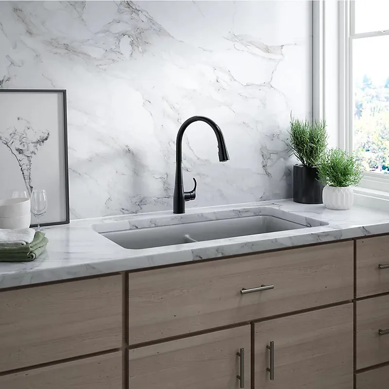 Simplice Touchless Pull-Down Kitchen Faucet in Matte Black