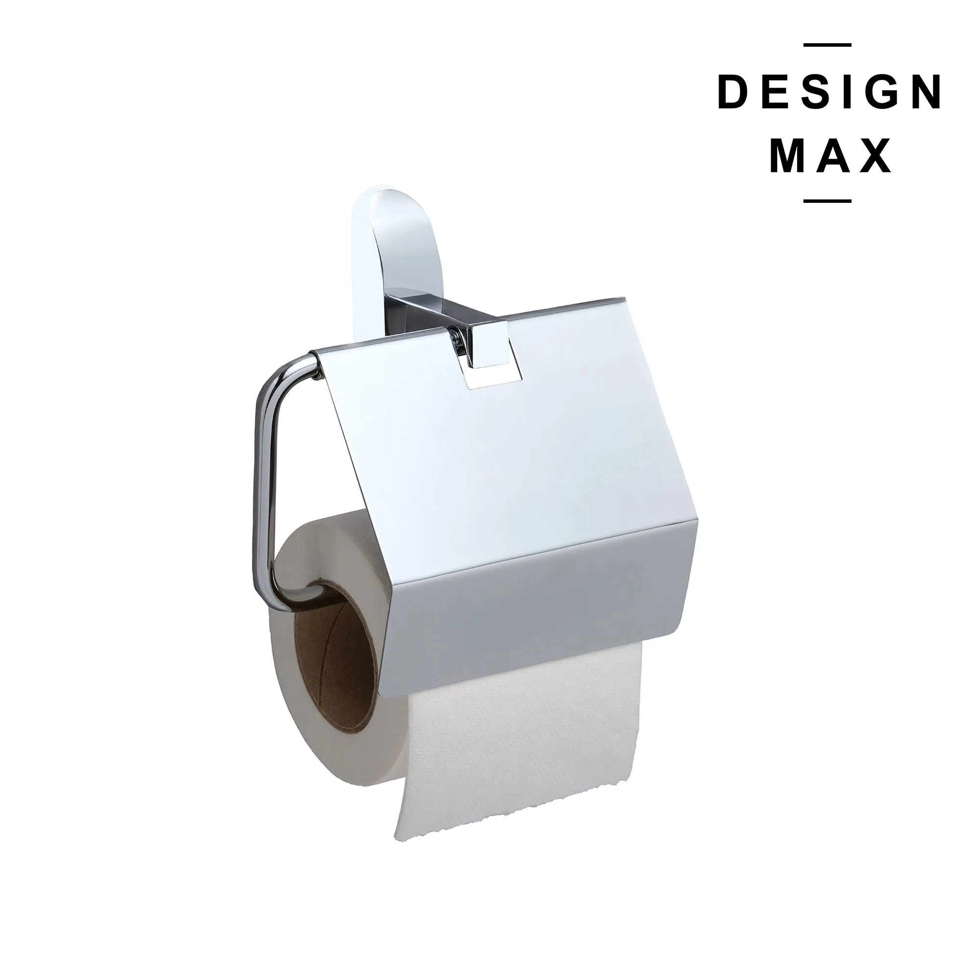 Sleek Chrome Toilet Paper Holder