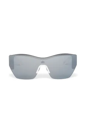 Stunner Sunglasses - Gunmetal/White