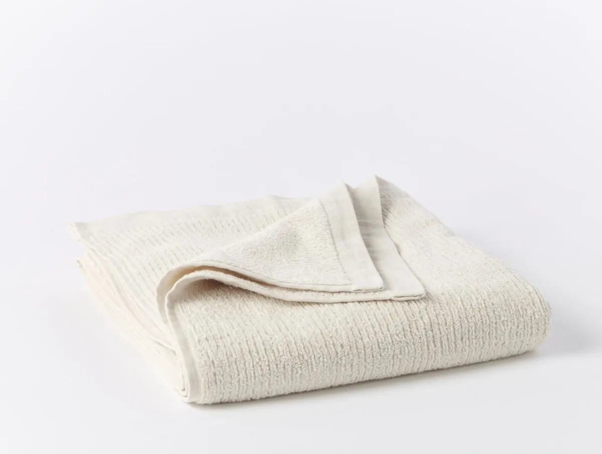 Temescal Undyed Organic Bath Towels by Coyuchi