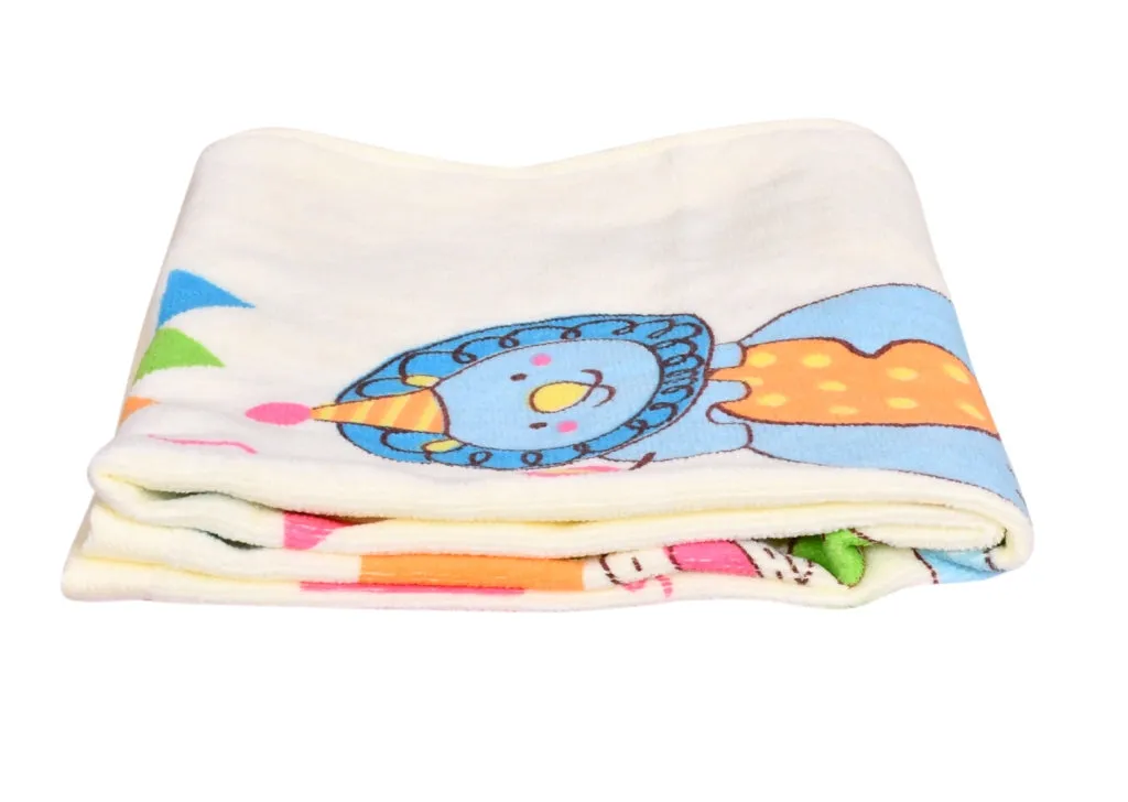 THE LITTLE LOOKERS Super Soft/High Absorbency Towel/Bath Towel / 100% Cotton Washcloth(450GSM) for New Born Baby/Infants/Toddlers