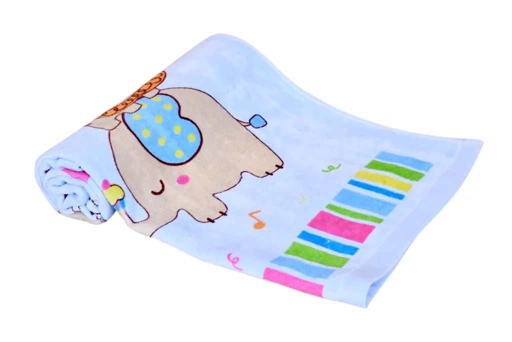 THE LITTLE LOOKERS Super Soft/High Absorbency Towel/Bath Towel / 100% Cotton Washcloth(450GSM) for New Born Baby/Infants/Toddlers