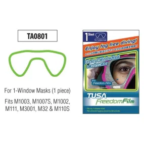 TUSA TA0801 Anti-Fog Film - Single Lens