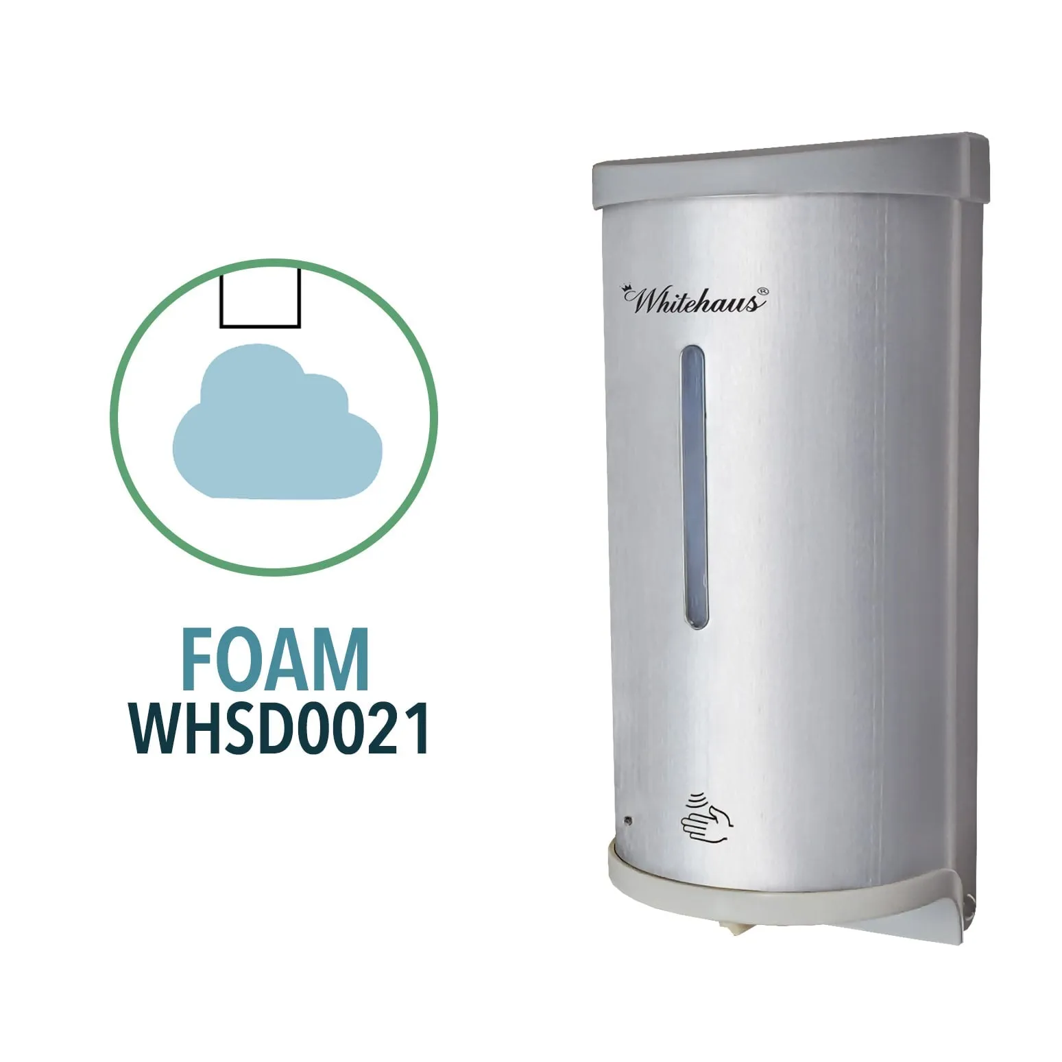 Whitehaus WHSD0021 Soaphaus Hands-Free Multi-Function Soap Dispenser with Sensor