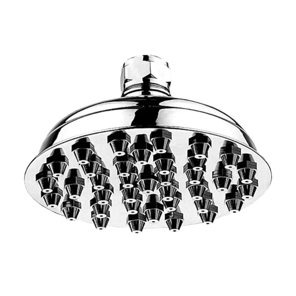 Whitehaus WHSM01-6-C Showerhaus Small Sunflower Rainfall Showerhead with 37 Nozzles